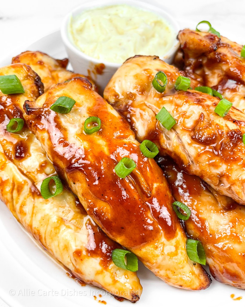 Air Fryer Chicken Tenderloins - Allie Carte Dishes